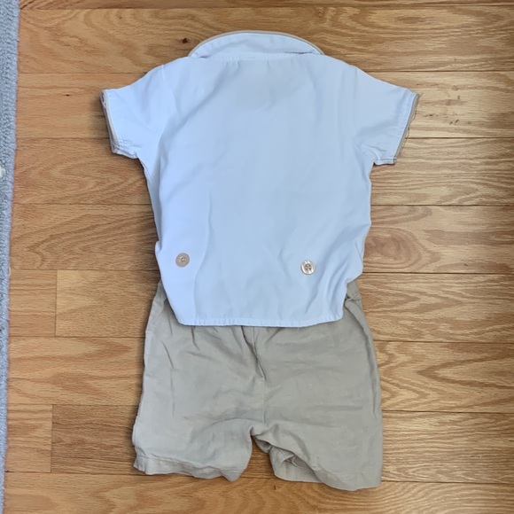Edgehill Collection. Size 12M. White and beige boy outfit - Picture 5 of 5